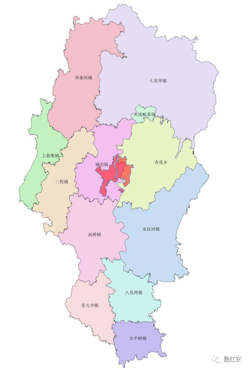 红安县杏花乡地图图片