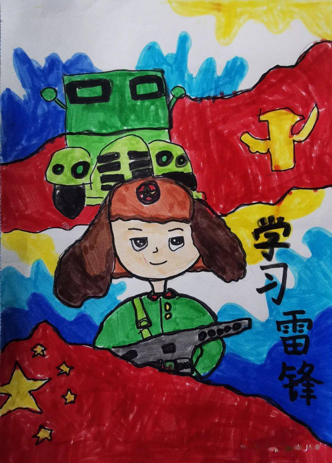 幼师比赛画画作品图片图片