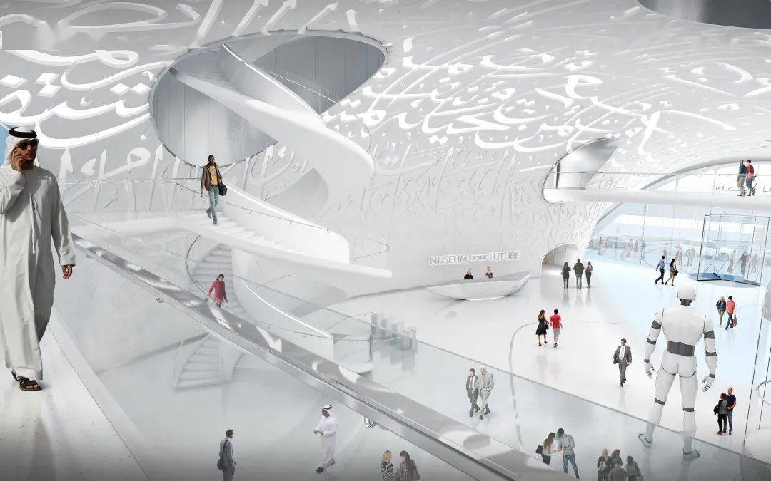 迪拜迪拜新地标 | 未来博物馆已开放，77米高建筑室内无一根柱子
