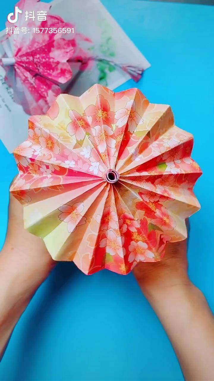 大家要的折纸古风古风折伞教程来了可以收藏备用创意手工