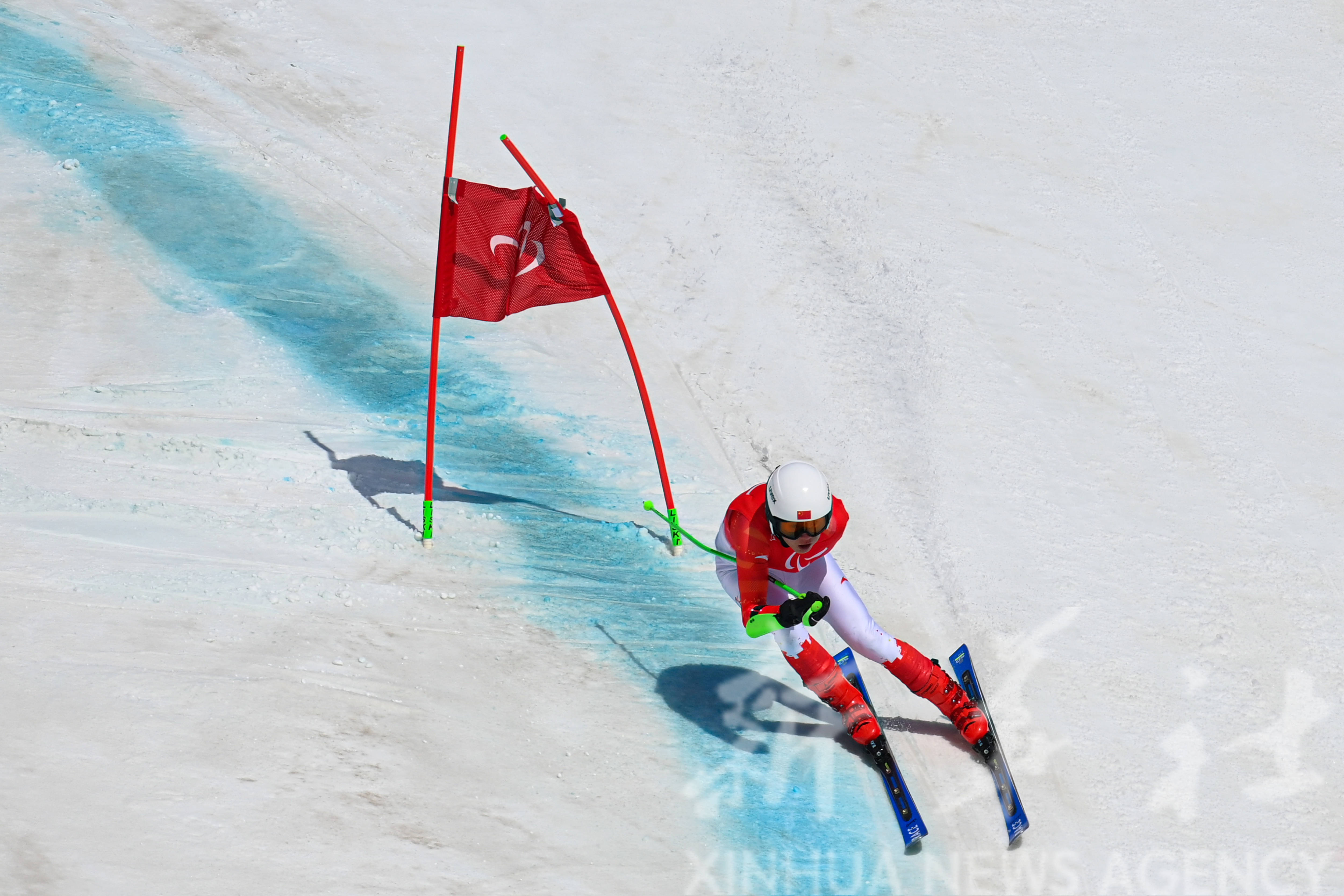残奥高山滑雪男子超级大回转赛况