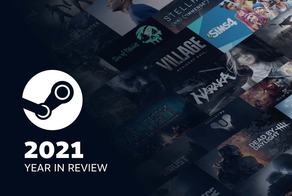Steam发布2021回顾报告：全球玩家游戏时长高达430万年！