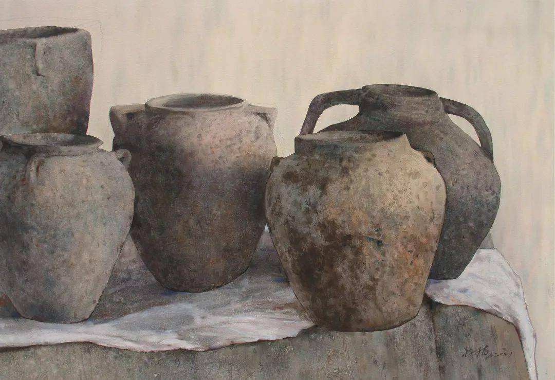 库伦旗画家长海最新水彩作品