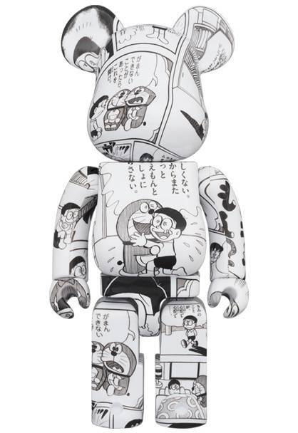 模玩|模玩资讯：BE@RBRICK 哆啦A梦 漫画版 100％&400％套装组、1000％