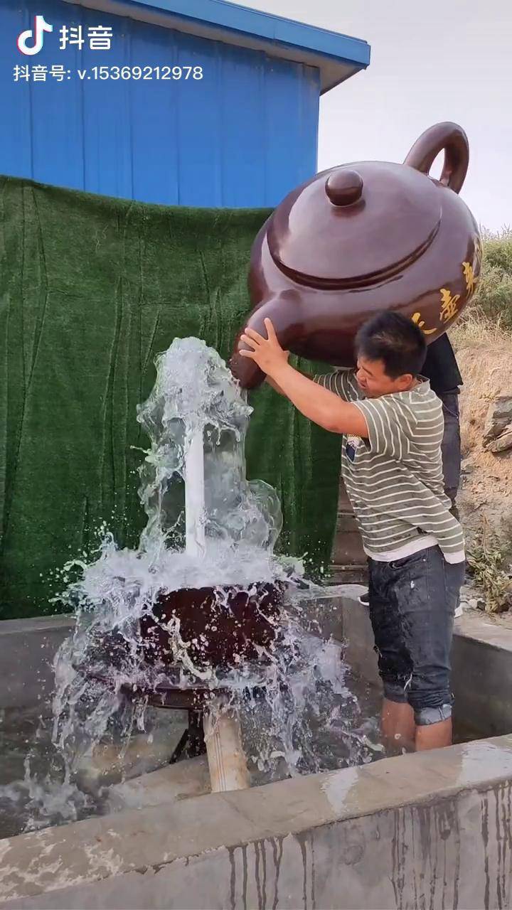 揭秘天壶流水的奥秘一根管子就能让水源源不断流出来天壶流水流水摆件