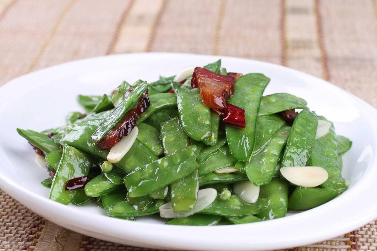 春吃豆胜吃肉荷兰豆这吃法太香了清新爽口简单易做营养足