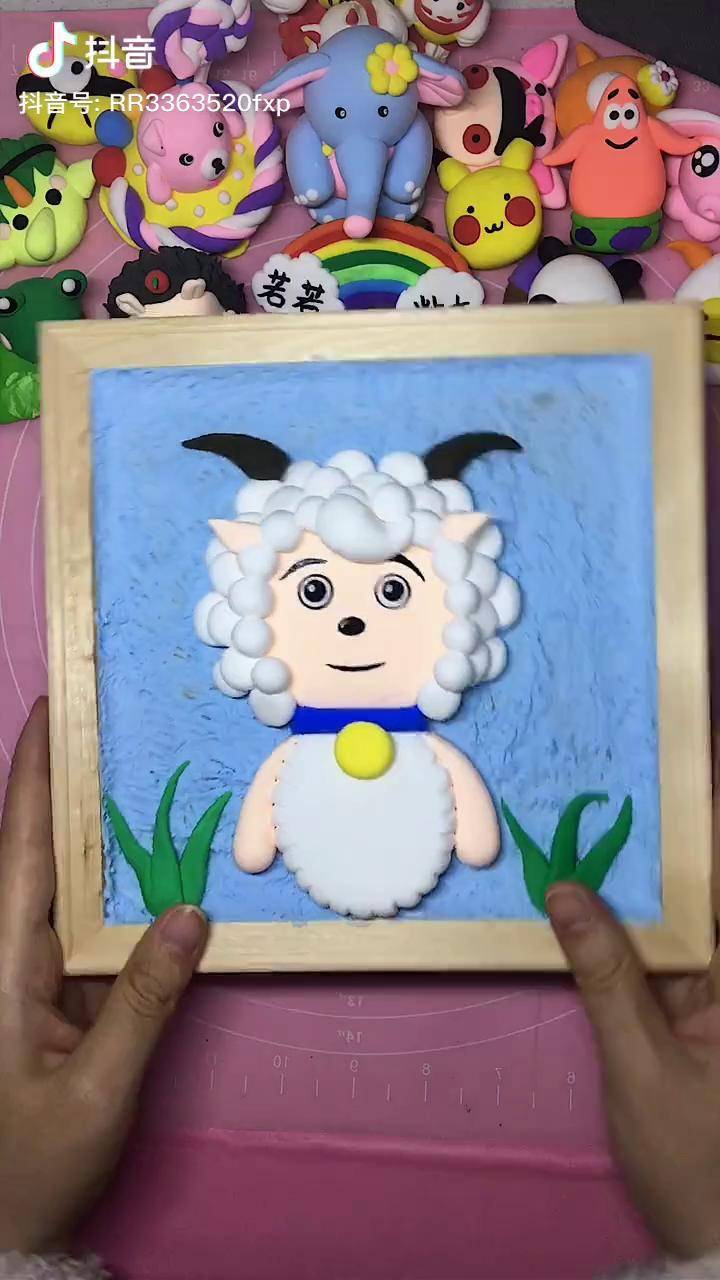 最聪明的喜洋洋你们喜欢吗喜洋洋与灰太狼超轻粘土手工超轻粘土