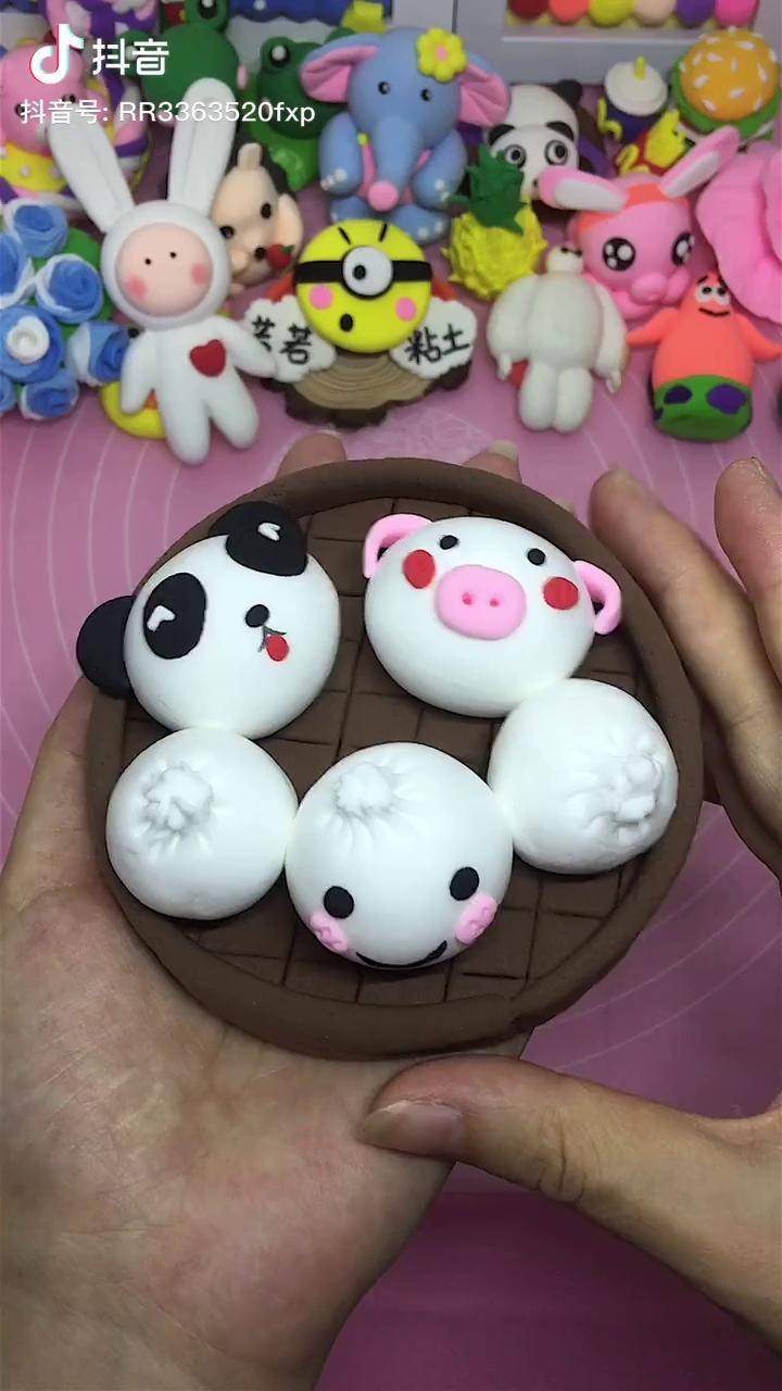 你们的早饭吃的什么小可爱呢手工diy超轻粘土彩泥dou小助手