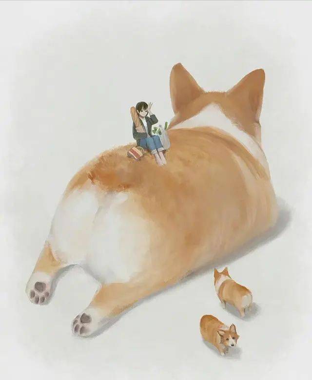 日本自由插画师——もの久保_作品_画面_对比