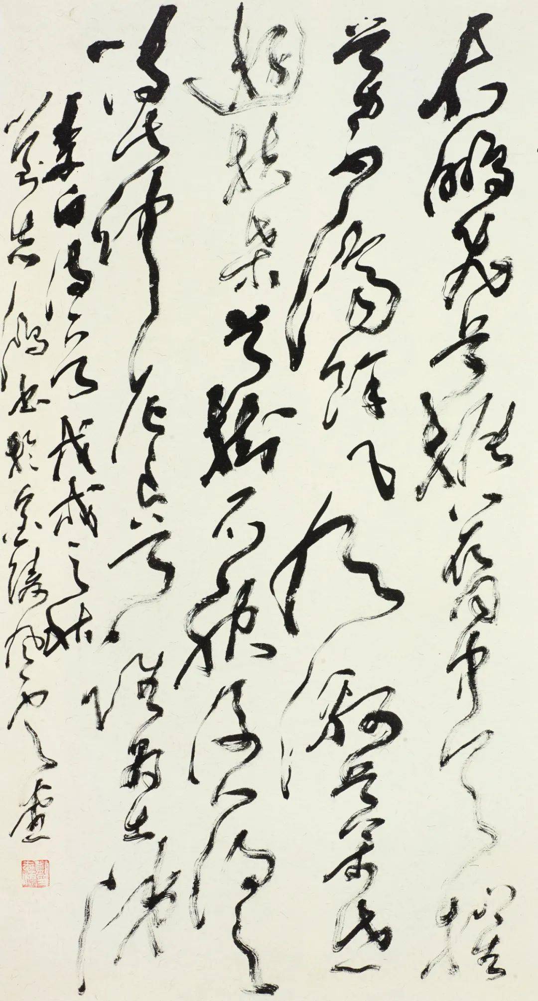 人物雄浑博大潇洒率真刘志鸿书法艺术品鉴