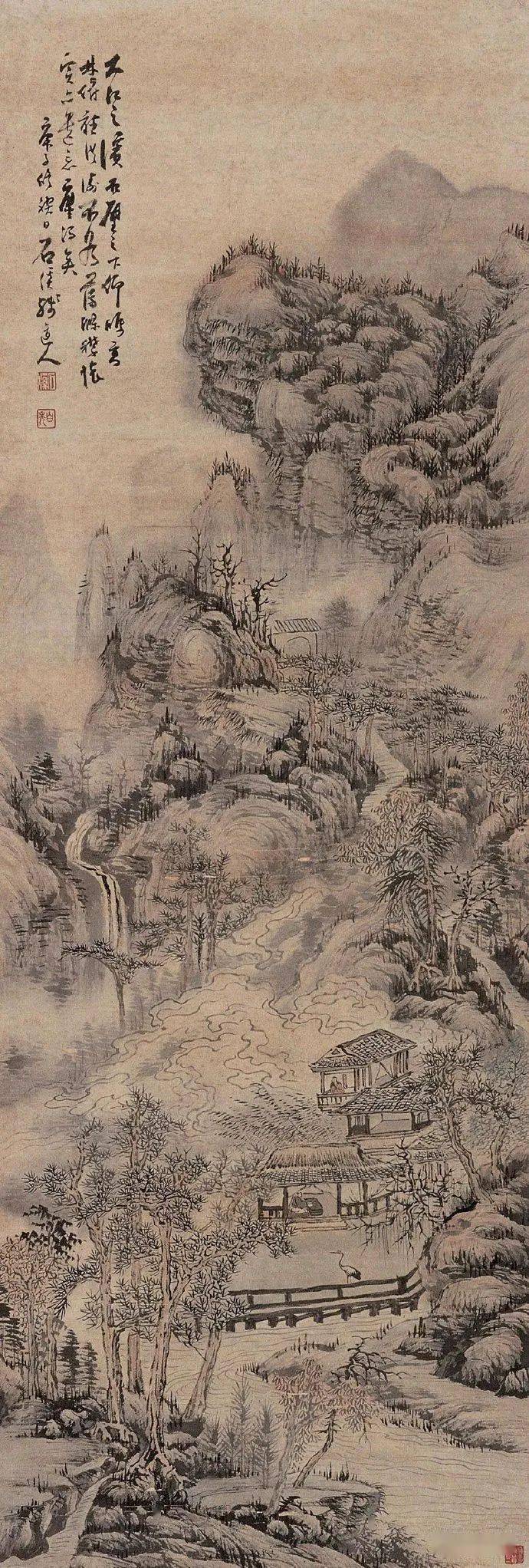 名品视界清石溪山水作品赏