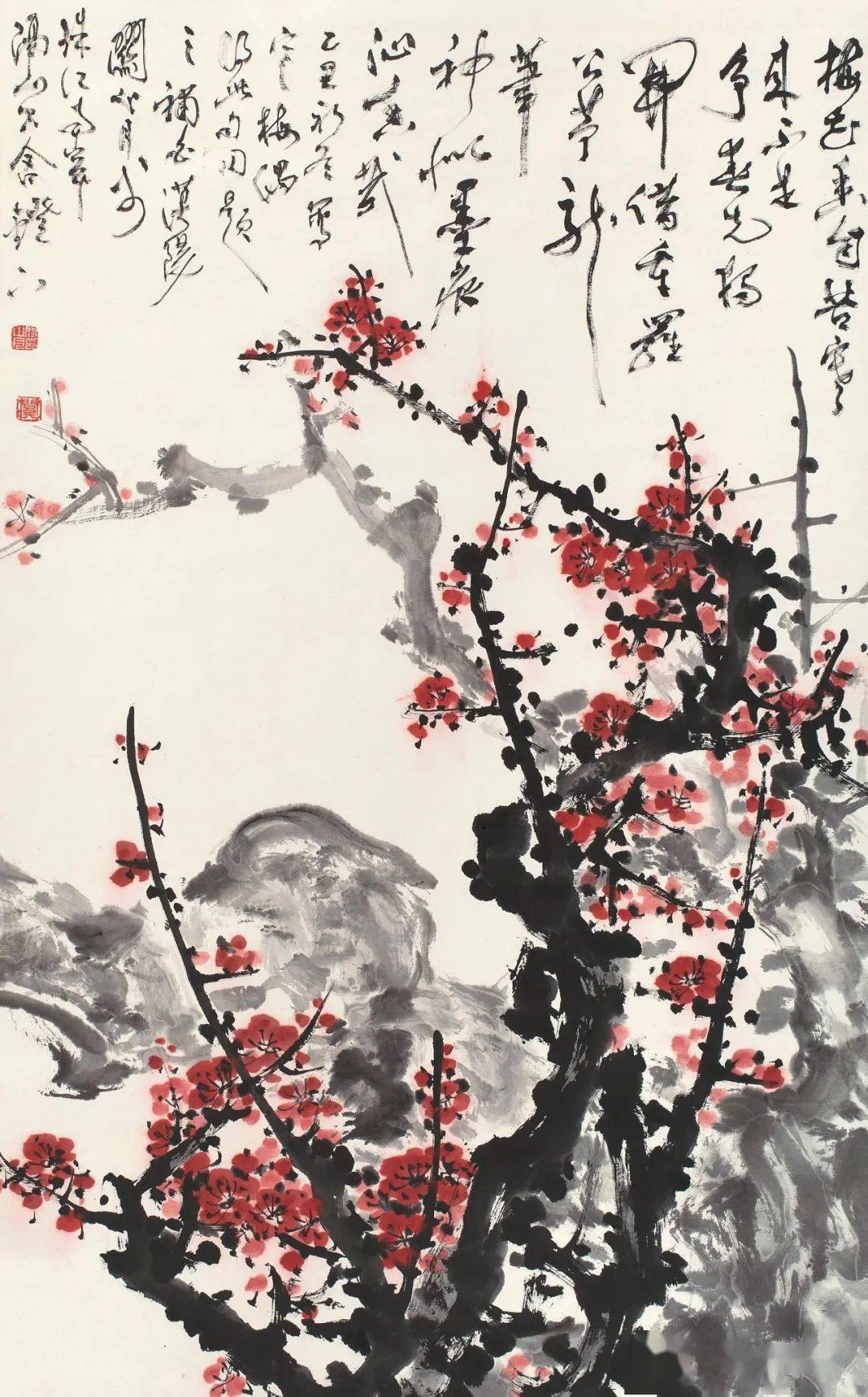 关山月没有风格就是我的风格高清梅花60幅