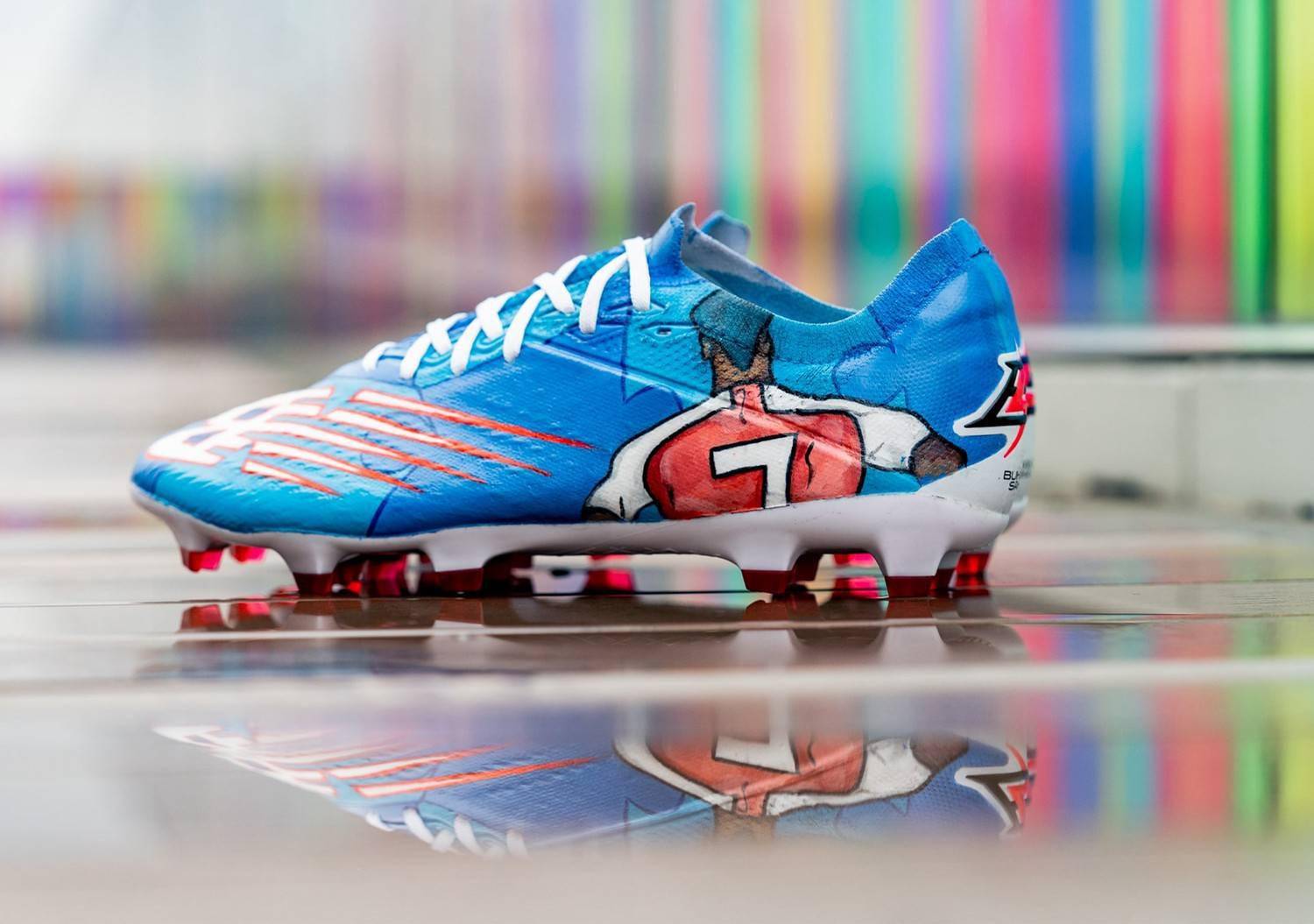 newbalance为萨卡推出两双定制furon足球鞋