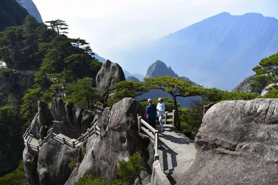 相約春天在黃山感受高峰和峽谷的無限魅力