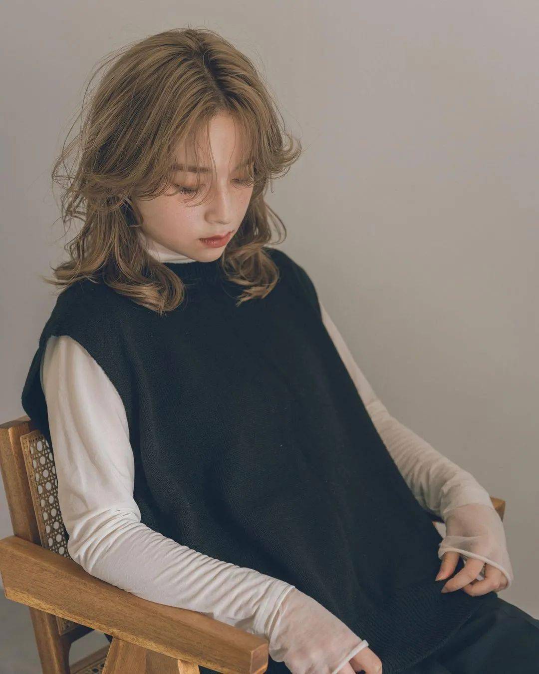 美到犯规日式卷发