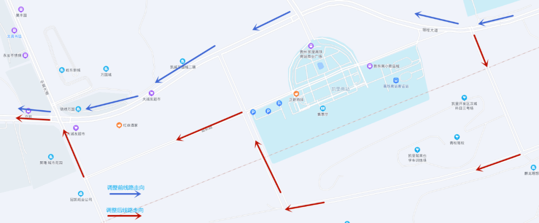 凯都城际公交路线图图片