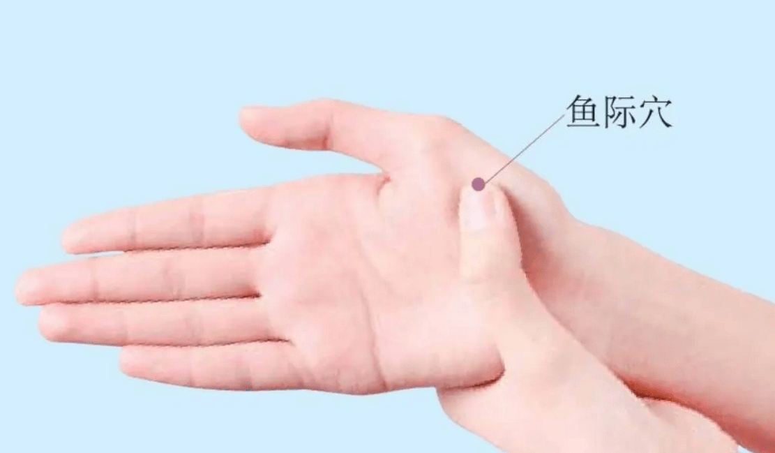 中医妙方咳嗽嗓子疼安利1个好用的穴位就在手上