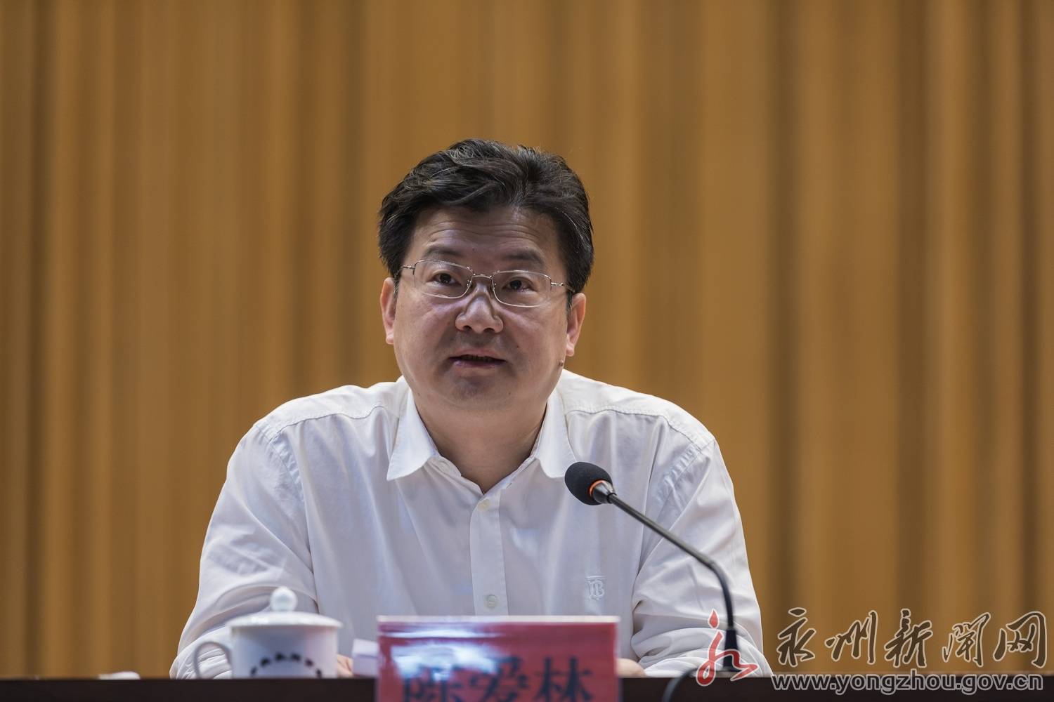 陈爱林在永州市创建全国文明城市工作调度会上强调紧盯创建目标强化
