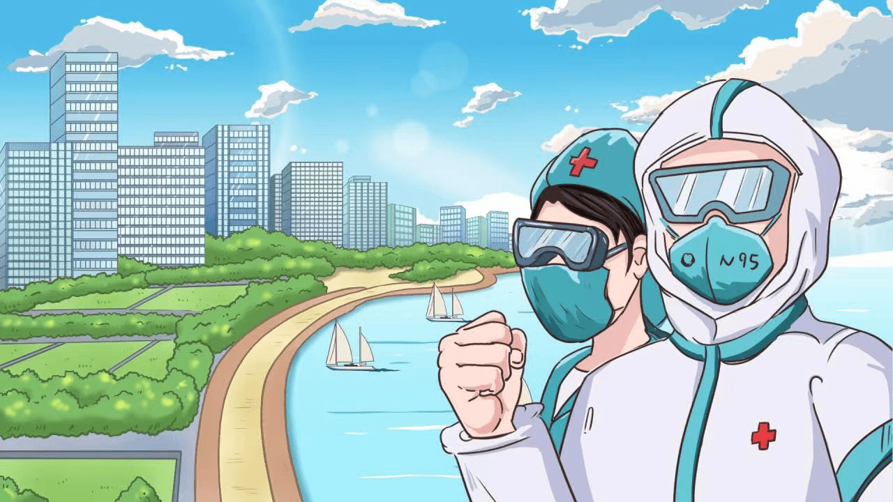 青岛首支抗疫题材手绘动漫 新闻实景mv《少年不怕》上线,听,超暖心