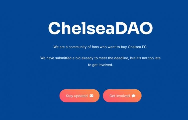 ChelseaDAO|切尔西球迷组织众筹买俱乐部，活动仍在进行中