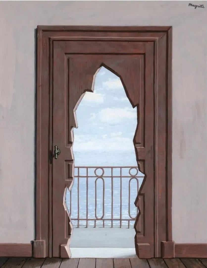 雷尼马格利特机智而谐谑的图像