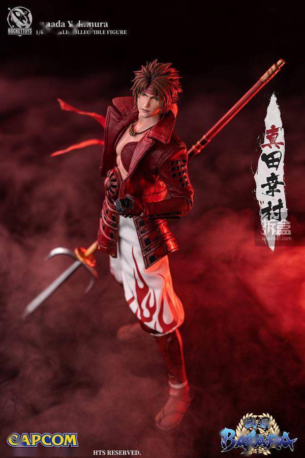 尺寸|ROCKET TOYS 战国BASARA 真田幸村 伊达政宗 1/6可动人偶