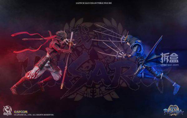 尺寸|ROCKET TOYS 战国BASARA 真田幸村 伊达政宗 1/6可动人偶