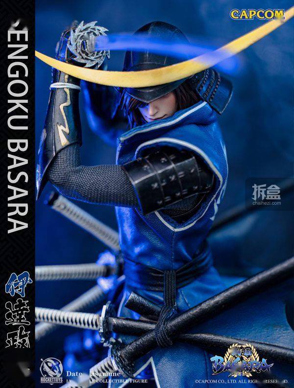 尺寸|ROCKET TOYS 战国BASARA 真田幸村 伊达政宗 1/6可动人偶