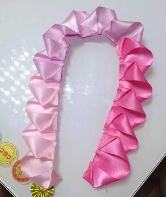 手工diy丝带编织玫瑰花竟然这么简单