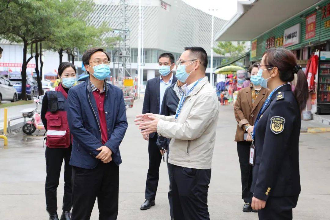 工委副书记,管委会主任刘军率队前往红旗镇广安便民市场,三灶镇海澄村