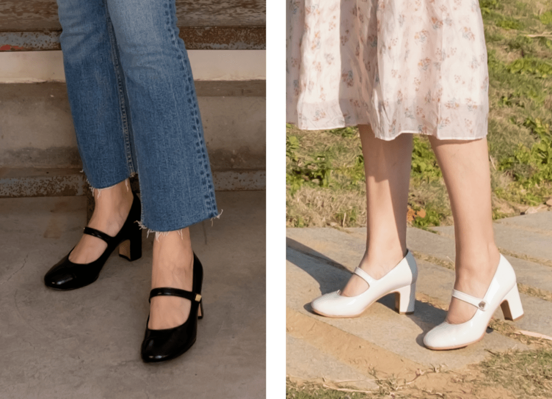 细节 Miss.L&H出品||给大家做一双减甜度加个性的高跟玛丽珍