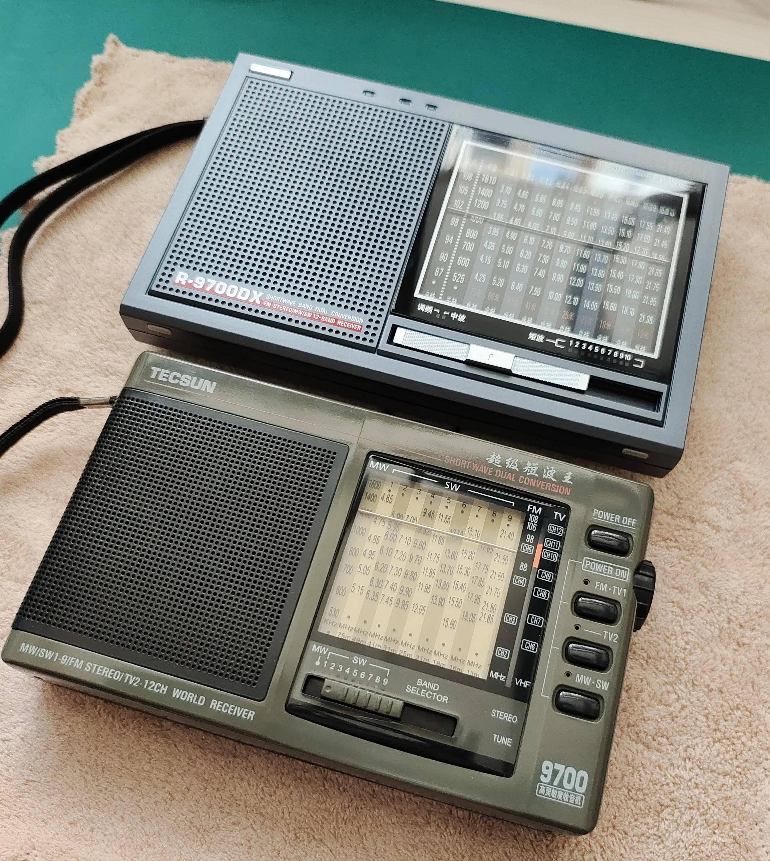 指针模拟接收机的国产力作德生r9700dx短波二次变频收音机