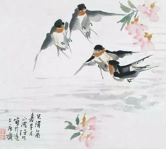 任伯年_燕子_飞燕