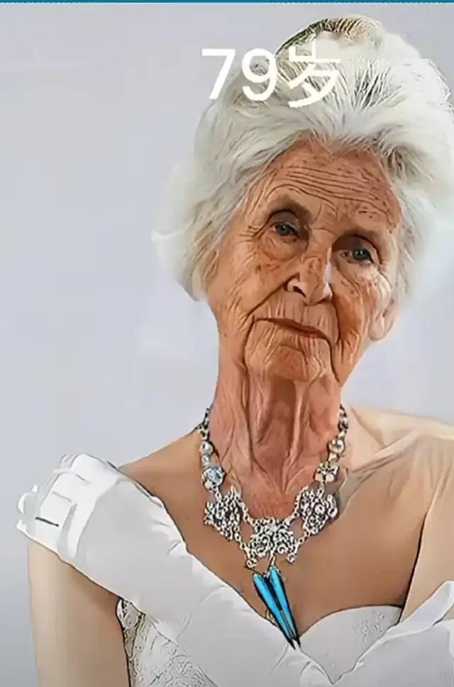 国外一位老奶奶在80岁结婚纪念日上摄影师用ai技术还原了她一生的容貌