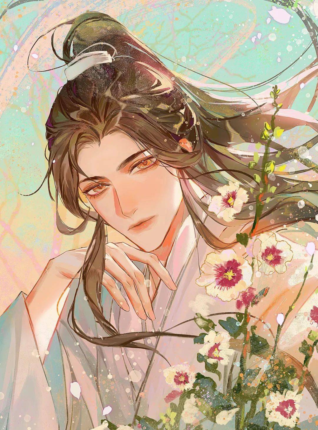 《二哈和他的白猫师尊》壁纸赏析:长阶血未尽,那是他带你回家的路.