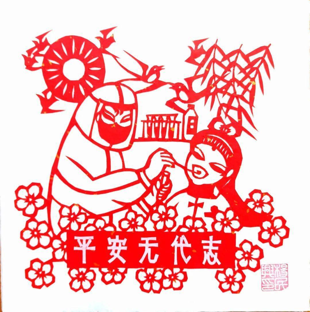 战疫"工"力量丨以"艺"战"疫",用剪纸作品致敬最美"逆行者"_防疫_疫情
