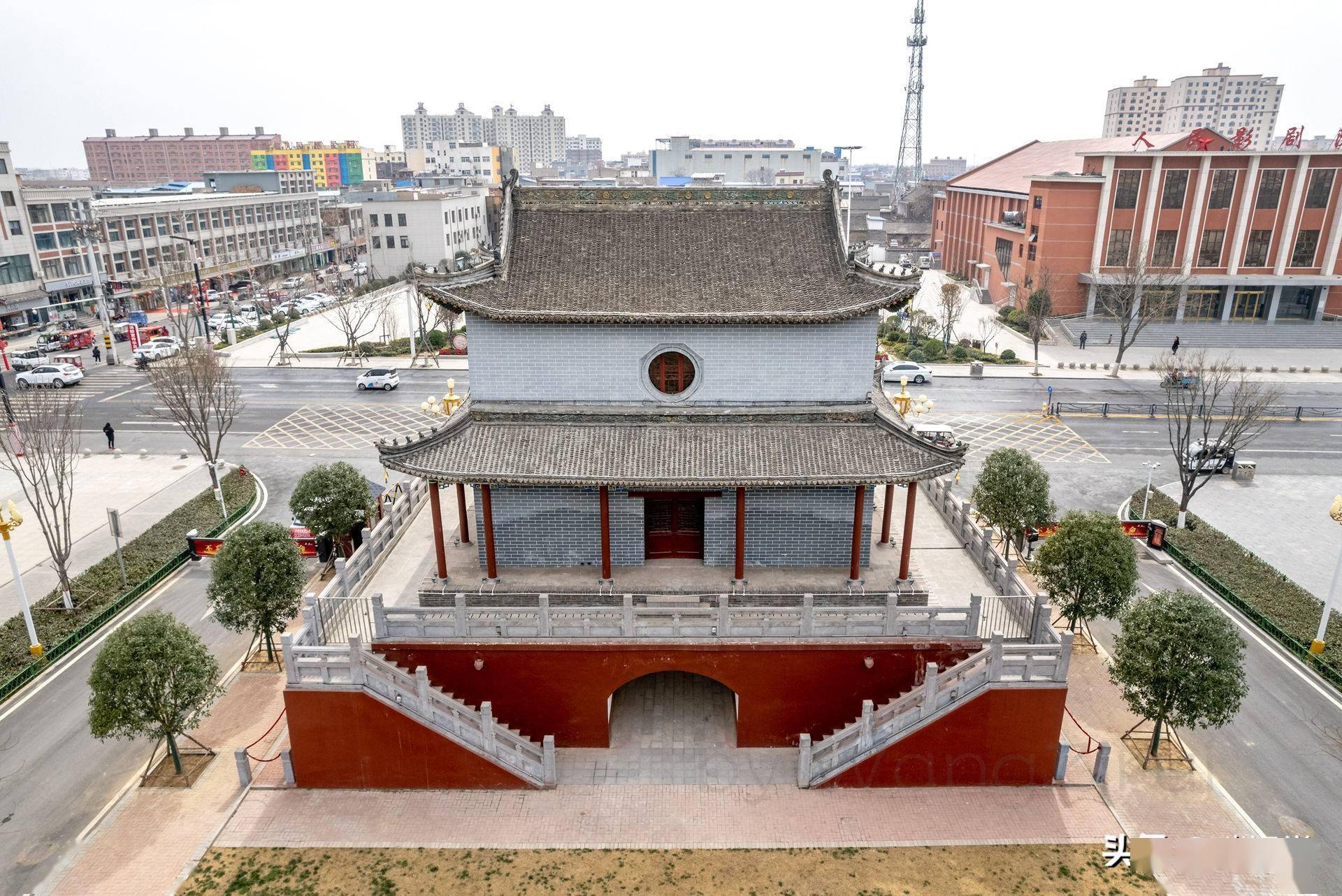 杞县抚辰楼钟鼓楼齐政楼做过广播站水塔差点作四旧拆除