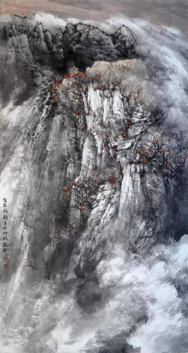 恢弘大气雄劲苍茫师恩钊的北派山水画