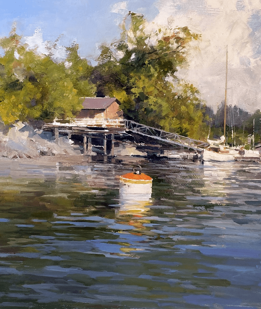 加拿大画家女油画大师蒂尔比画笔下的风景清新洒爽