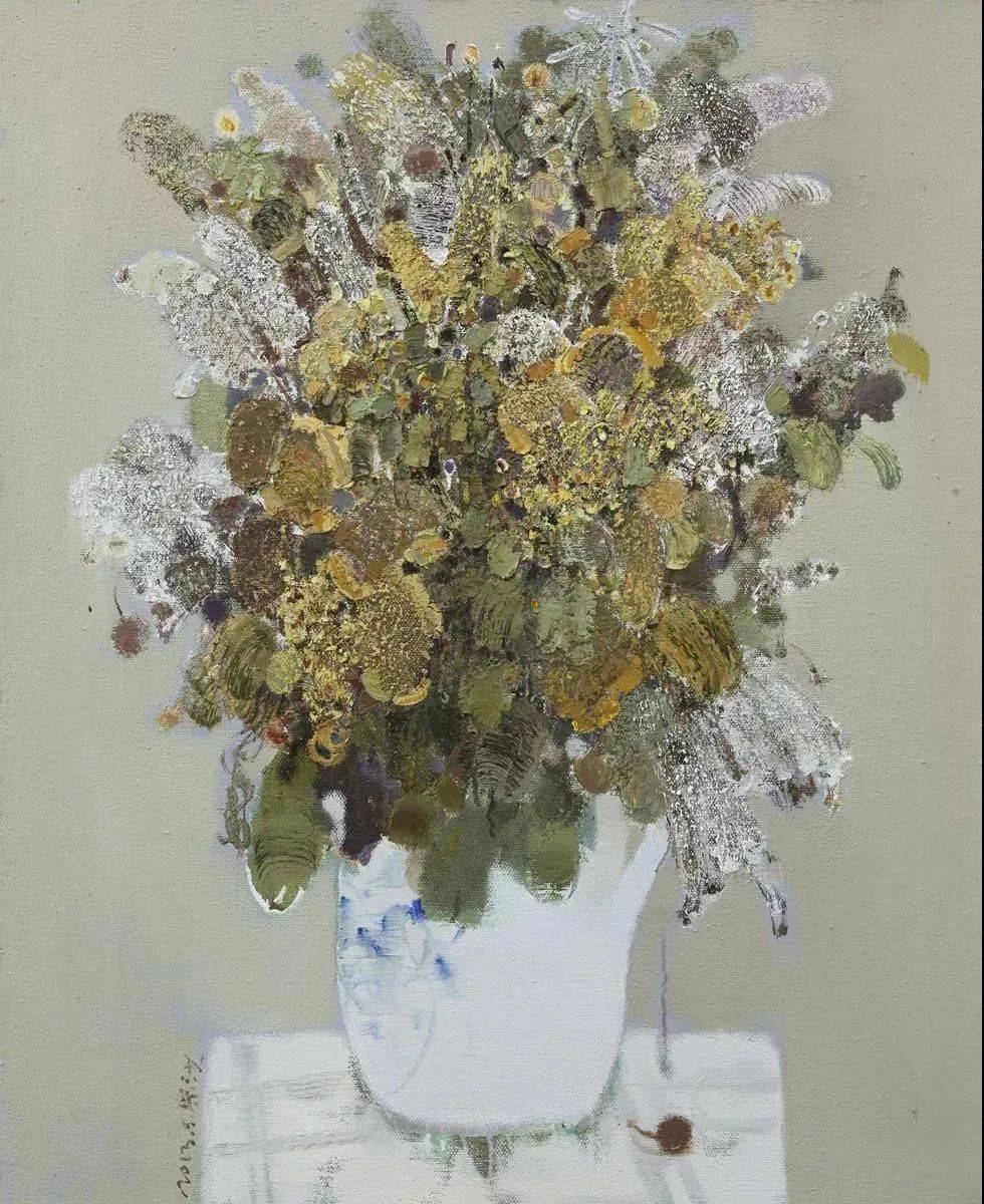 繁花深处150-150cm(局部)朱沙2012春花150-150cm朱沙2017作品详情画家