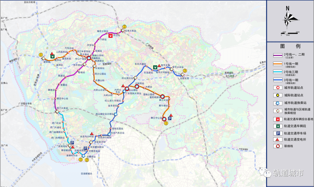 东莞地铁未来规划图图片