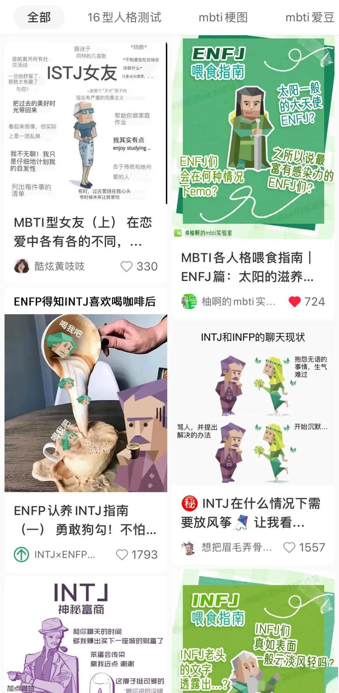 大火的MBTI比星座还准？搞对象先看它！_人格_类型_建议