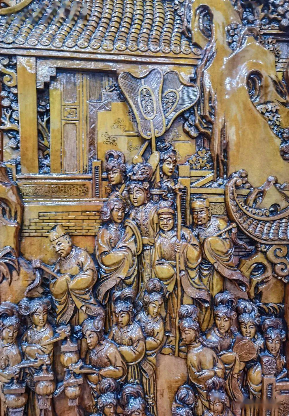 余江采风14果喜集团木雕精品