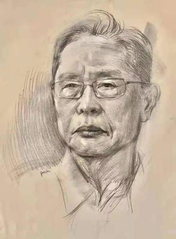 医护人员素描画正脸图片