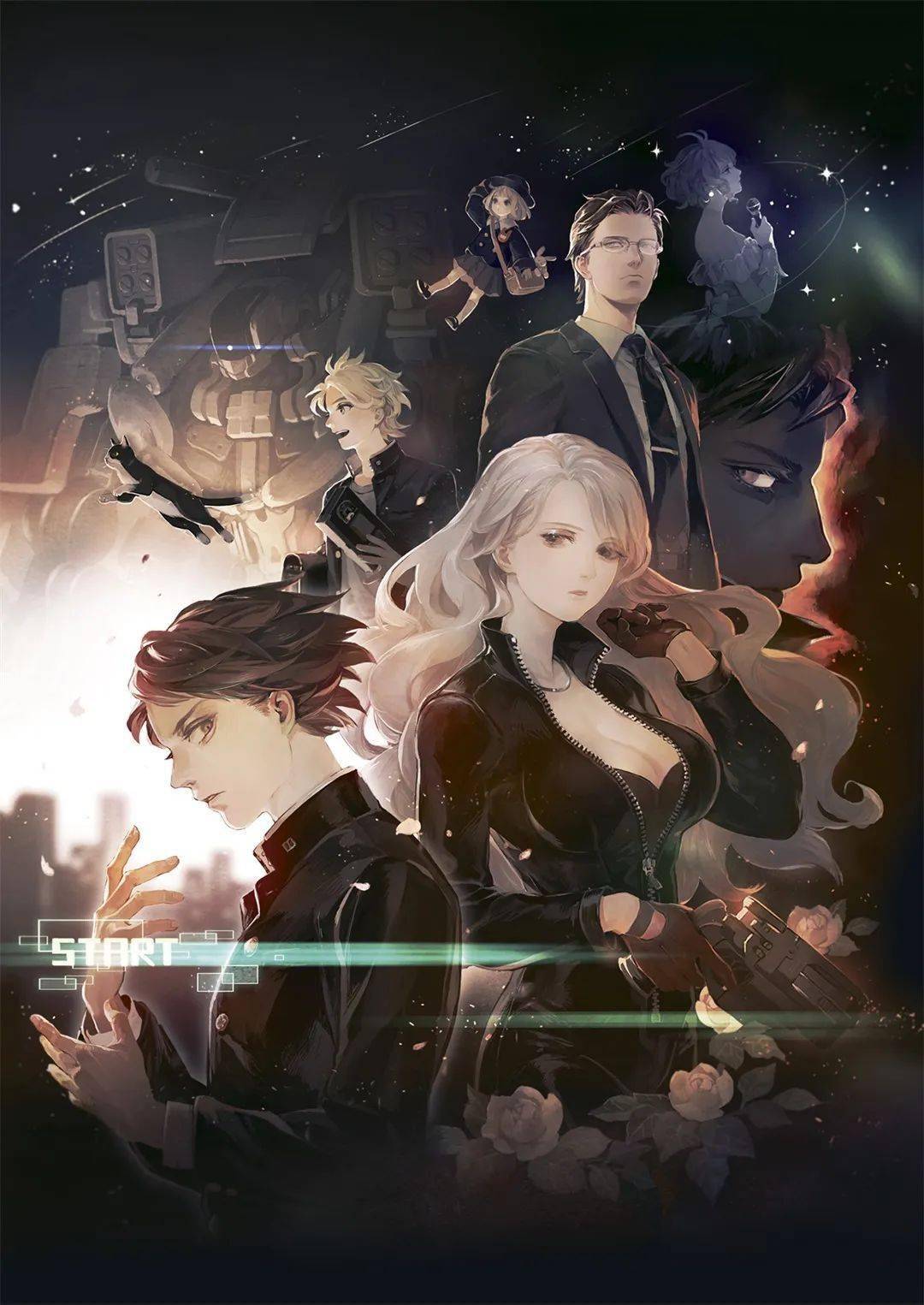 画集收录十三机兵防卫圈少年少女们的浪漫青春每一个桥段都充斥着浪漫