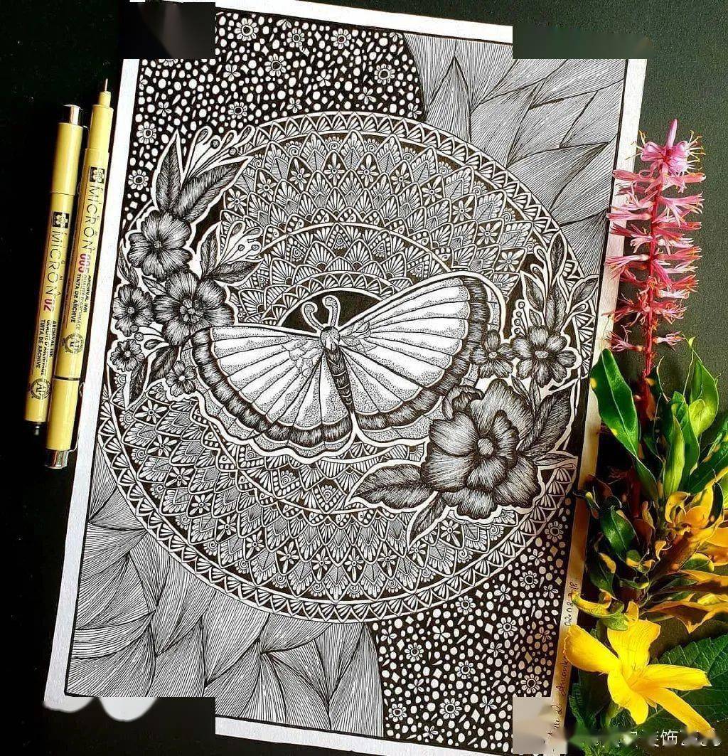 利用高光笔画画,超强效果不比水彩画得差,太绝了