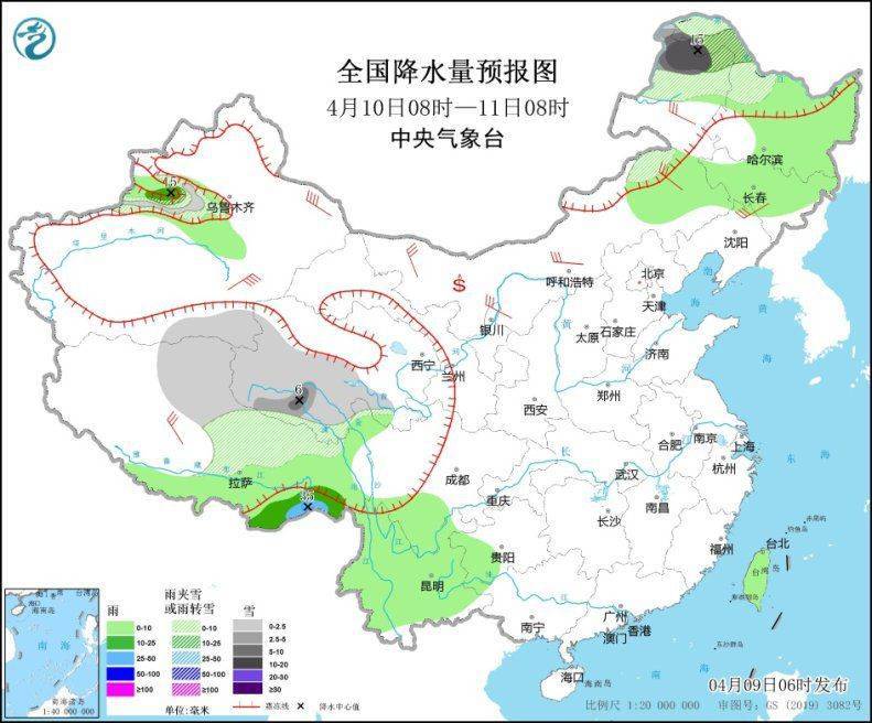 较强冷空气将影响我国 青藏高原有雨雪