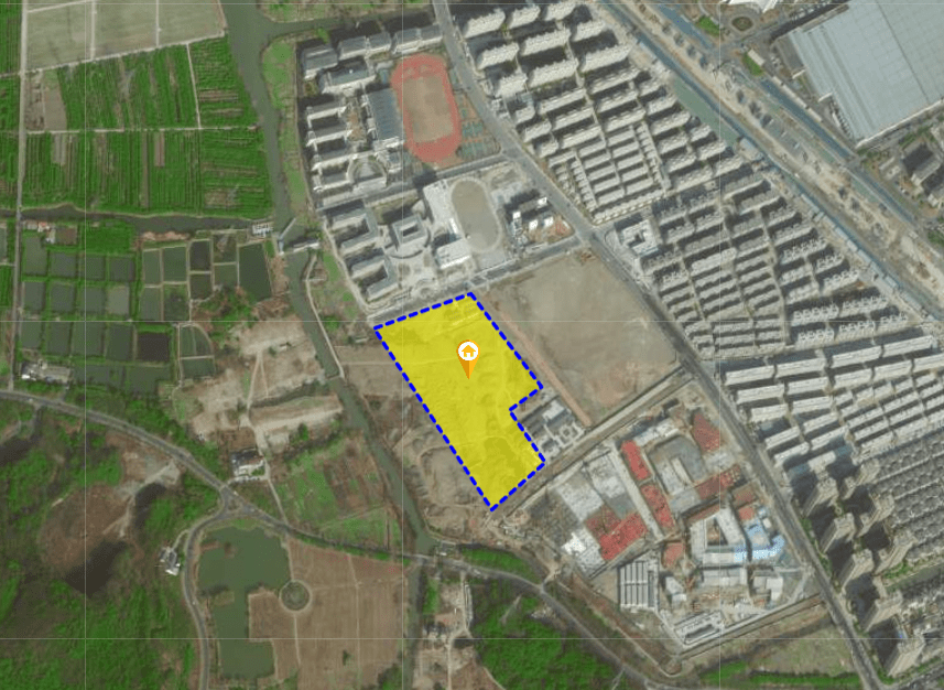 地探杭州临平超山80亩住宅用地调整公示还规划1所18班幼儿园