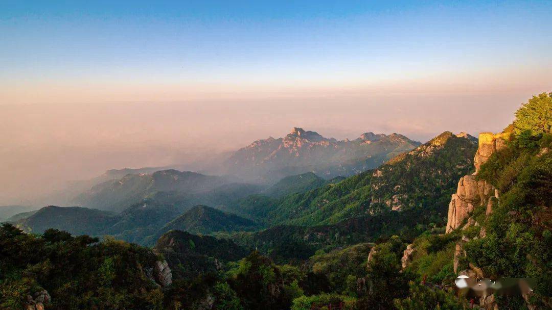 泰山风景春天图片