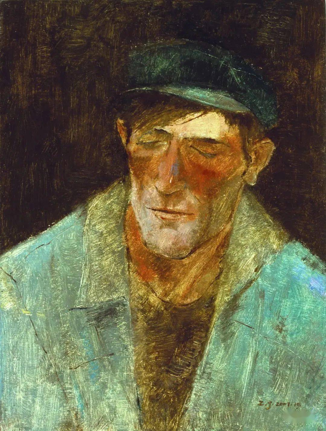 陈子君油画肖像作品